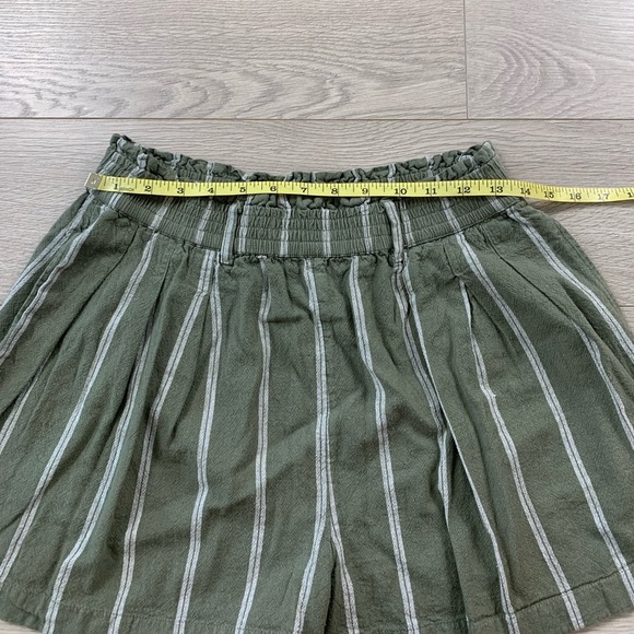 AE High-Waisted Paperbag Soft Short Green Stripe - Picture 8 of 13